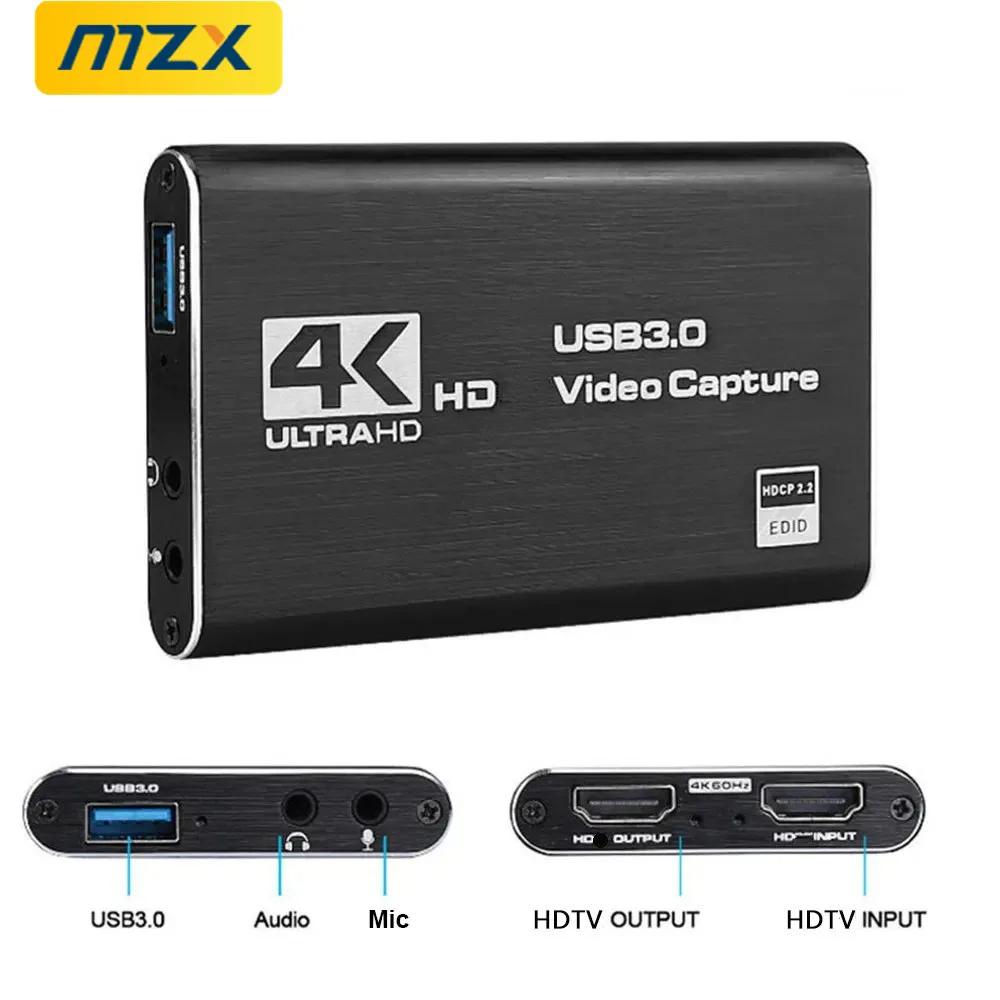 MZX  ĸó ī ڽ, HDMI ȣȯ, 4K, 30Hz, 60Hz, USB3.0, 1080P, 30fps, 60fps, HD  ׷, OBS ĸó   ũ